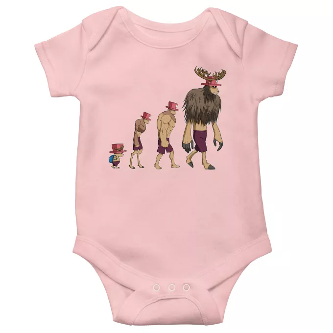 Body baby korta ärmar (flicka) Parodi One Piece Tony Tony Choppa