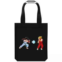 Borsa Tote Bag in cotone organico Parodie di Manga
