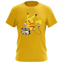 T-shirt Pikachu « En Charge... Ne pas déranger ! » – Parodie Pokémon