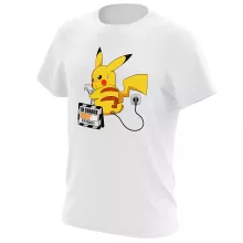 T-shirt Pikachu « En Charge... Ne pas déranger ! » – Parodie Pokémon
