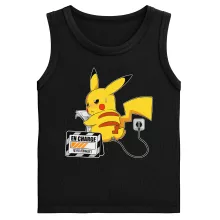 Débardeurs Enfants Pikachu « En Charge... Ne pas déranger ! » – Parodie Pokémon