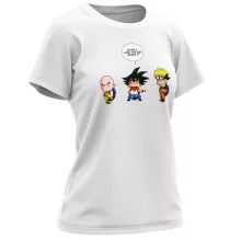 T-shirt Femme Sangoku « Tortue ninja !? » – Parodie Naruto