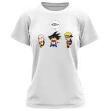 T-shirt Femme Sangoku « Tortue ninja !? » – Parodie Naruto