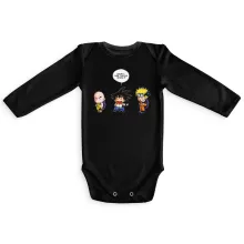 Body bébé manches longues Sangoku « Tortue ninja !? » – Parodie Naruto