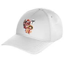 Casquette Enfant Luffy VS Titan Colossal « Viande !!!! » – Parodie One Piece