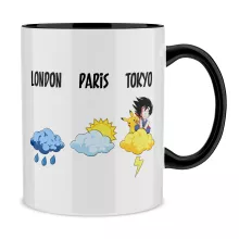 Mug Sangoku « Météo Tokyo » – Parodie Pokémon