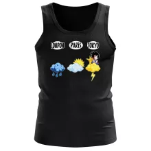 Son-Goku Herren Tank Top “Son-Goku und Pikachu” – Parodie auf Pokémon