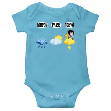 Body bébé Sangoku « Météo Tokyo » – Parodie Pokémon