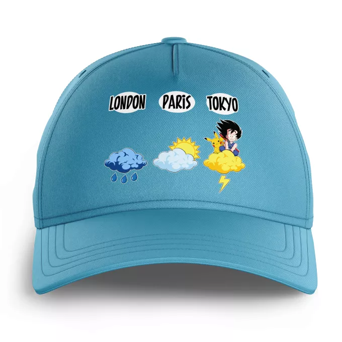 Gorras Niños Parodia Pokémon Son Gokū y Pikachu