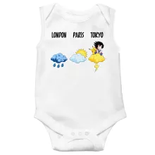 Body bébé Sangoku « Météo Tokyo » – Parodie Pokémon