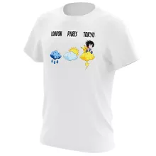 T-shirt Sangoku « Météo Tokyo » – Parodie Pokémon