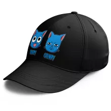 Casquette Happy Vs Grumpy Cat « Happy Grumpy » – Parodie Fairy Tail