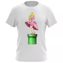 Princess Peach T-Shirt – Super Mario parody
