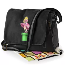Borsa Messenger Principessa Peach – Parodia dei Super Mario