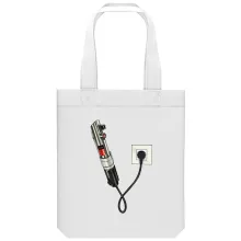 Lightsaber totebag – Star Wars parody