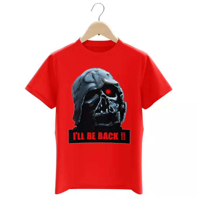 T-shirts för barn Parodi Stjärnornas krig Darth Vader och Terminator