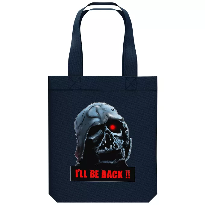 Borsa Tote Bag in cotone organico Paoridia Star Wars Dart Fener e Terminator