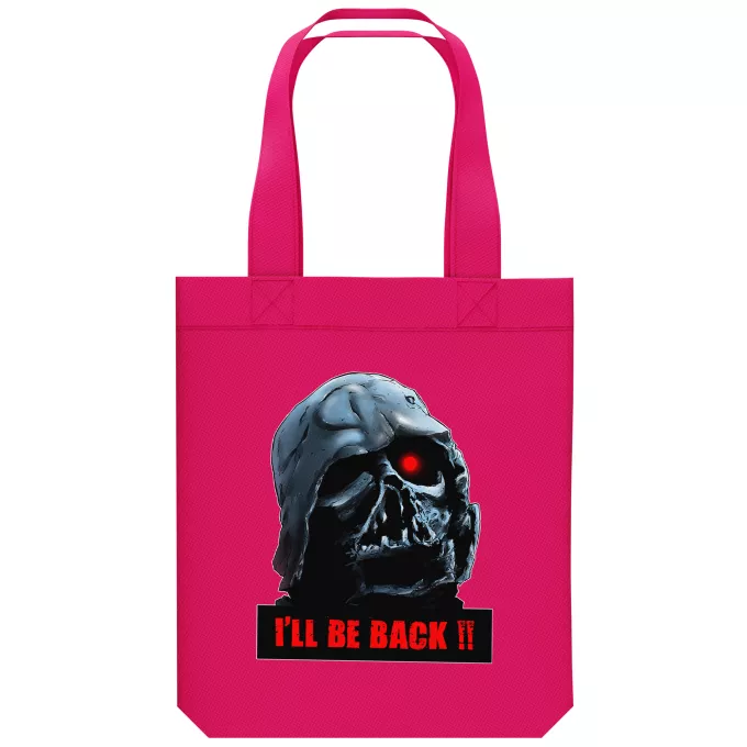 Borsa Tote Bag in cotone organico Paoridia Star Wars Dart Fener e Terminator