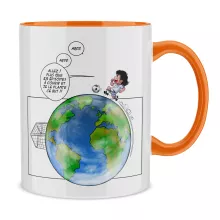 Mug Olivier « Le Plus grand terrain de foot du Monde ! » – Parodie Olive et Tom - Captain Tsubasa