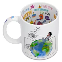 Mug Olivier « Le Plus grand terrain de foot du Monde ! » – Parodie Olive et Tom - Captain Tsubasa