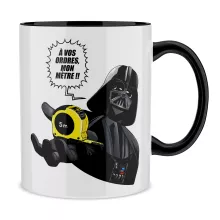 Mug Dark Vador « A vos ordres, mon Mètre... !! » – Parodie Star Wars