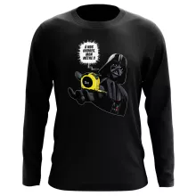 T-Shirt à manches longues Dark Vador « A vos ordres, mon Mètre... !! » – Parodie Star Wars