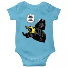 Body bébé Dark Vador « A vos ordres, mon Mètre... !! » – Parodie Star Wars