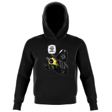 Sweat à capuche Enfant Dark Vador « A vos ordres, mon Mètre... !! » – Parodie Star Wars