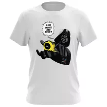 T-shirt Dark Vador « A vos ordres, mon Mètre... !! » – Parodie Star Wars