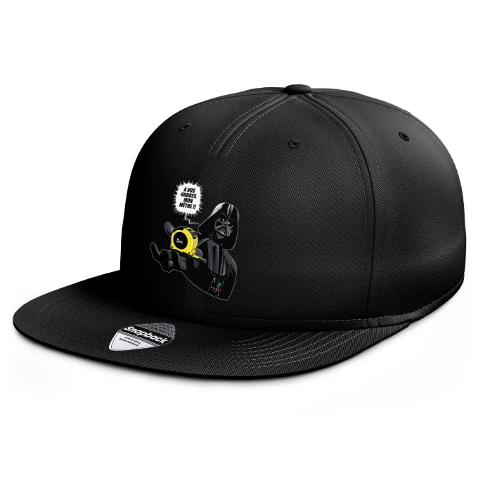 Casquette Rap Snapback Parodie Star Wars A vos ordres, mon Mètre... !! - Dark Vador