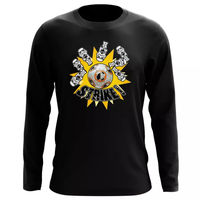 Camisetas de manga larga Parodia Star Wars BB-8 y de los Stomtroopers
