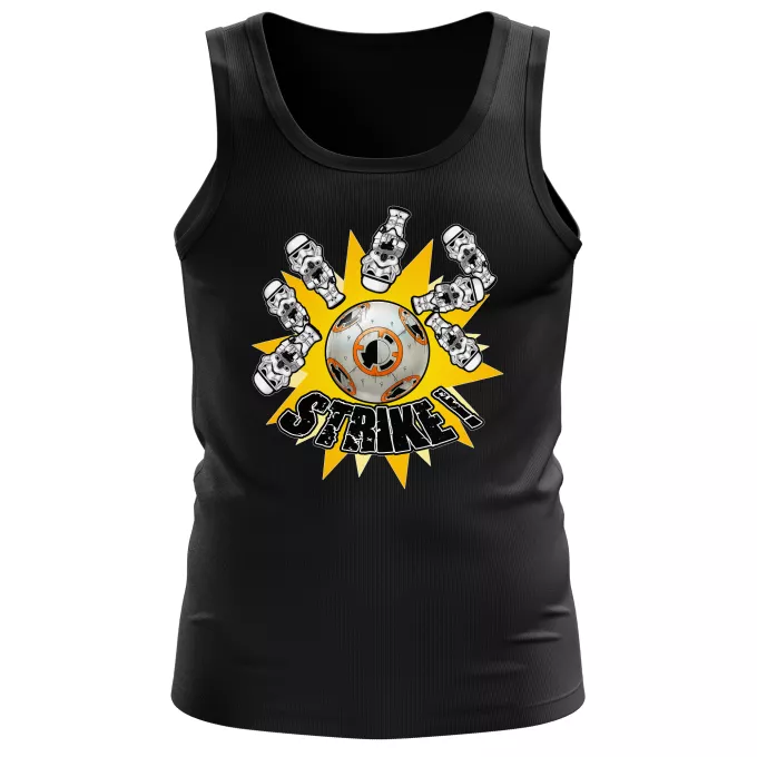 Camisetas de tirantes Hombres Parodia Star Wars BB-8 y de los Stomtroopers