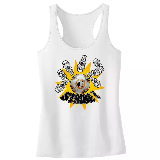 Camisetas Niñas sin mangas Parodia Star Wars BB-8 y de los Stomtroopers