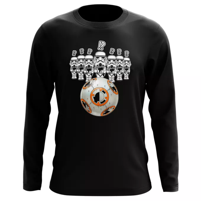 Magliette a maniche lunge Paoridia Star Wars BB-8 X Stormtroopers