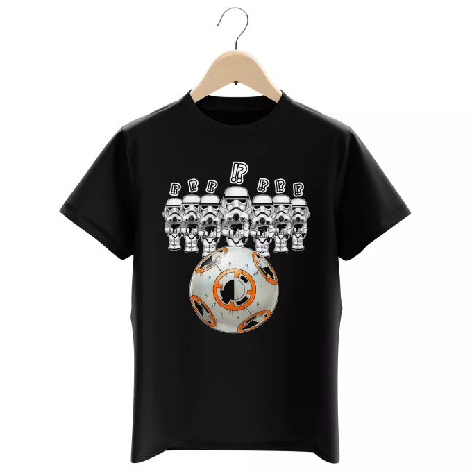 Magliette per bambini e ragazzi Paoridia Star Wars BB-8 X Stormtroopers