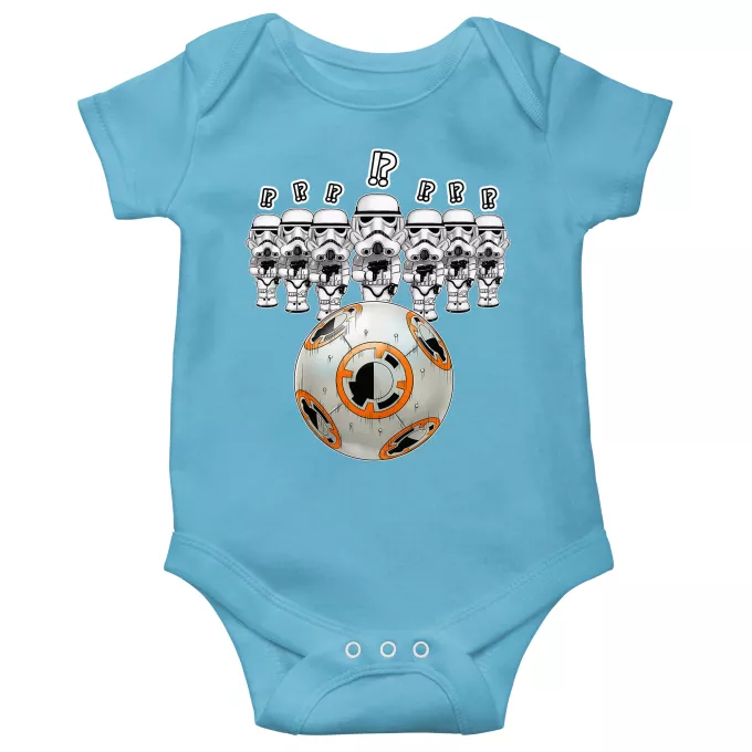 Body per bambini a maniche corte (bimbo) Paoridia Star Wars BB-8 X Stormtroopers