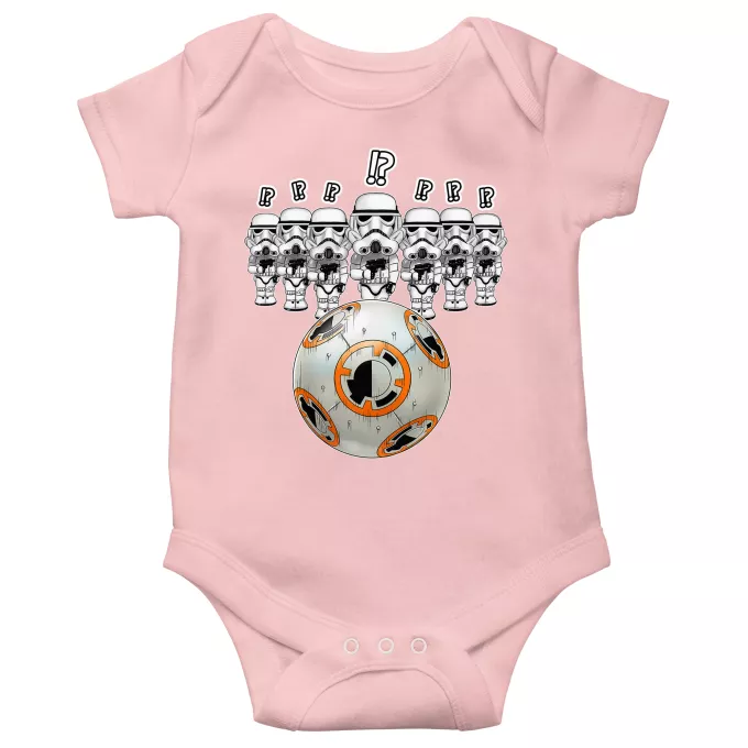 Body per bambini a maniche corte (bimba) Paoridia Star Wars BB-8 X Stormtroopers