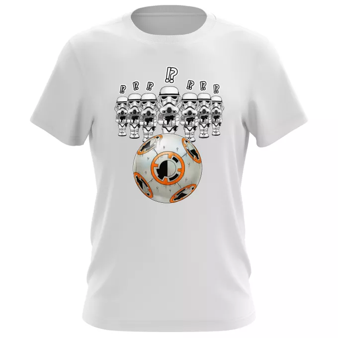 Magliette da Uomini Paoridia Star Wars BB-8 X Stormtroopers