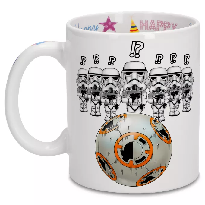 Tazze di compleanno Paoridia Star Wars BB-8 X Stormtroopers