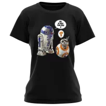 T-shirt Femme BB-8 « BB, je suis ton père !! » – Parodie Star Wars