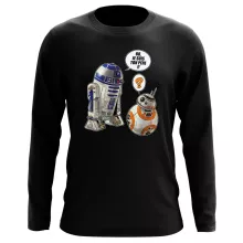T-Shirt à manches longues BB-8 « BB, je suis ton père !! » – Parodie Star Wars
