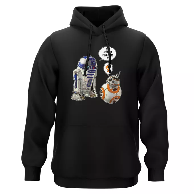 Sweat-shirts à Capuche Parodie Star Wars BB, je suis ton père !! - BB-8, R2-D2