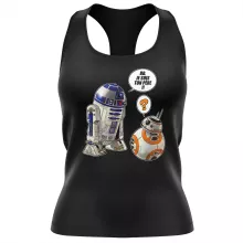Débardeur Femme BB-8 « BB, je suis ton père !! » – Parodie Star Wars