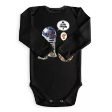 Body bébé manches longues BB-8 « BB, je suis ton père !! » – Parodie Star Wars