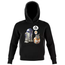 Sweat à capuche Enfant BB-8 « BB, je suis ton père !! » – Parodie Star Wars