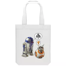 totebag BB-8 « BB, je suis ton père !! » – Parodie Star Wars