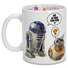 Mug BB-8 « BB, je suis ton père !! » – Parodie Star Wars