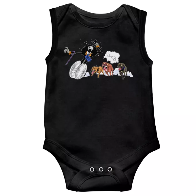 Body bimbo senza maniche Paoridia One Piece Brook