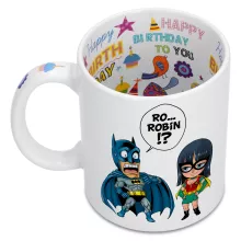 Mug Batman « Une équipe de choc !! » – Parodie One Piece