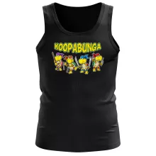 Donatello Tank Top “Donatello, Leonardo, Raphael, Michelangelo and Koopa Troopa” – Super Mario parody
